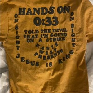 Kanye west tour merch shirt